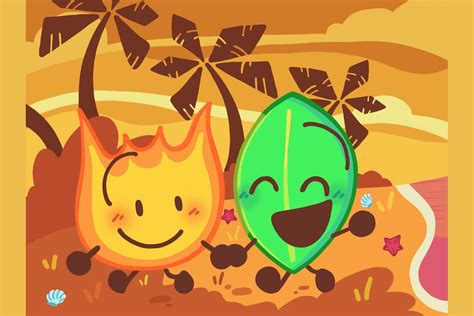 leafy bfb|bfb leafy and firey.